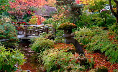 Butchart Gardens Victoria in Fall